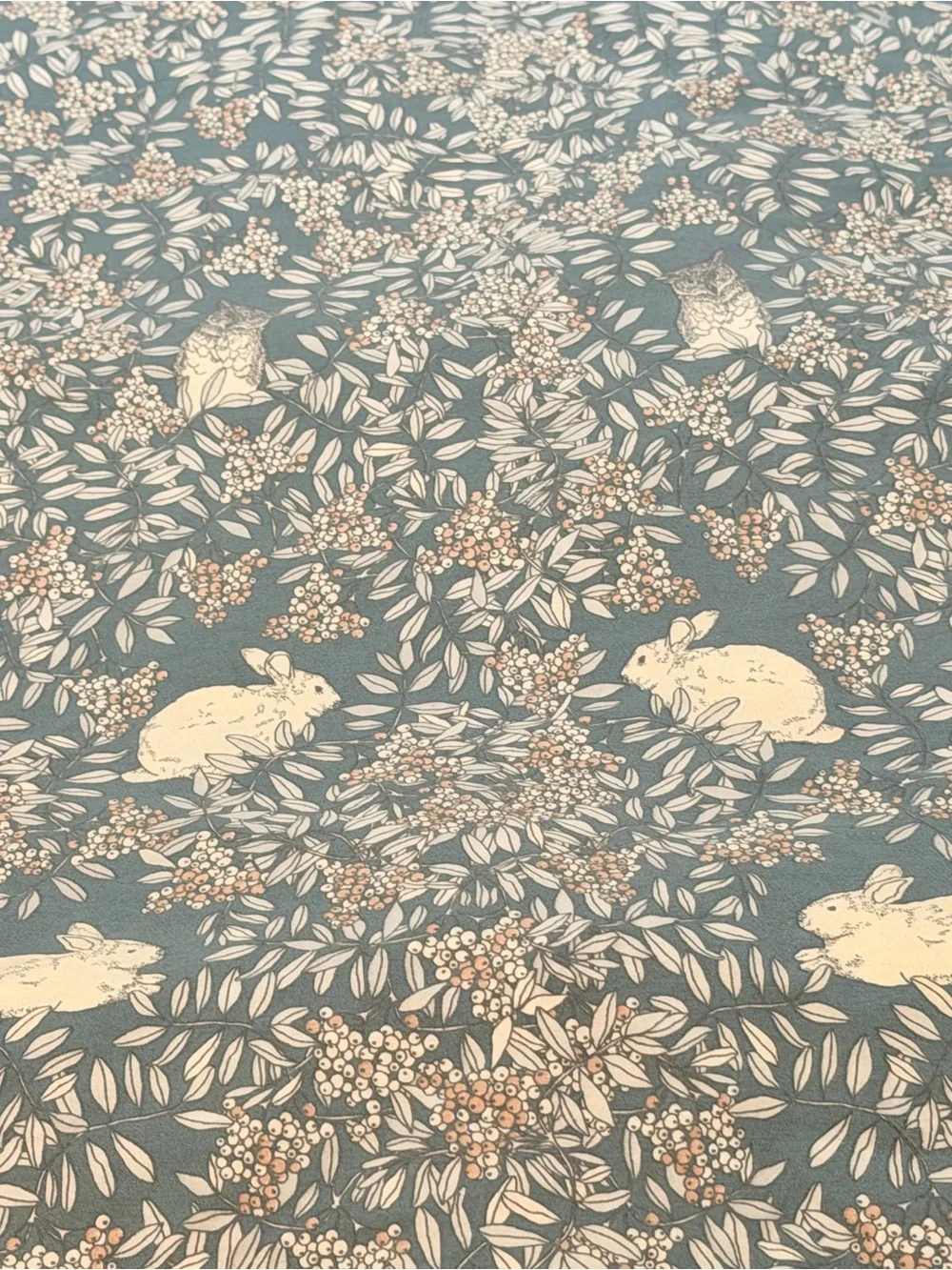 Garbo & Friends fabulous fauna sage green duvet with shams